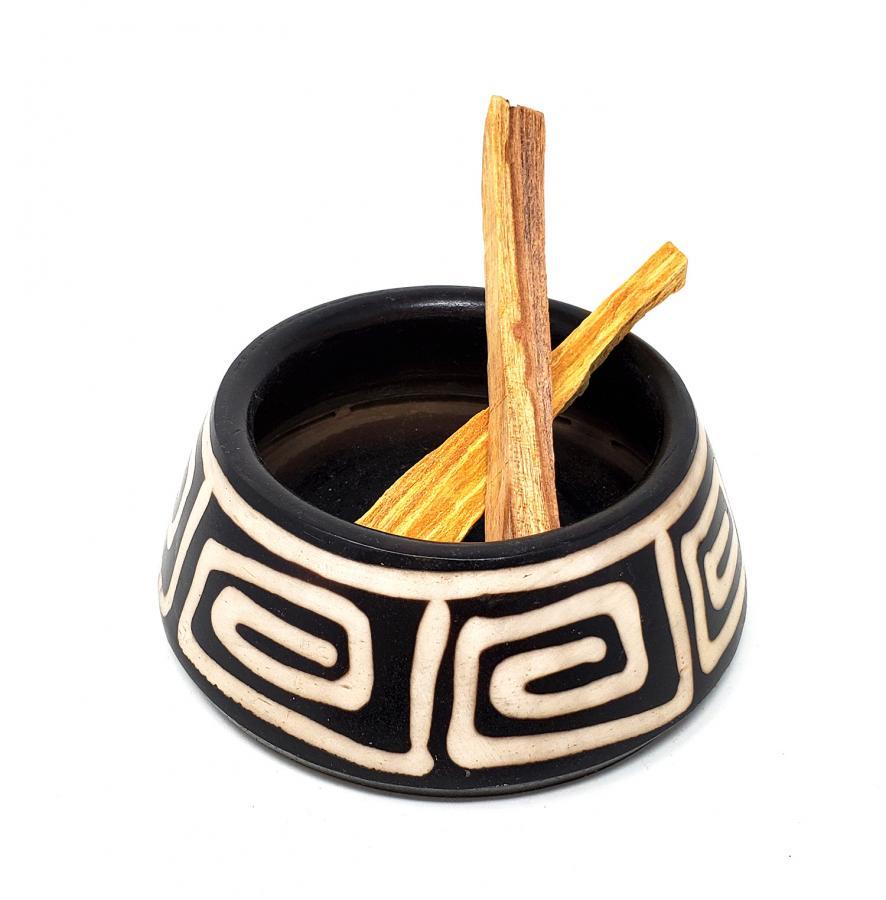 Peruvian Ceramic Incense Burner - The House of Botanicals