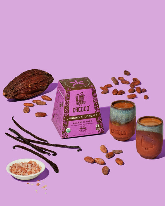 80% Extra Dark Drinking Chocolate - The House of Botanicals