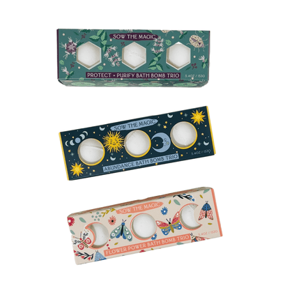 Moon Phase Abundance Bath Bomb Trio - The House of Botanicals