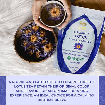Organic Lotus Whole Flower - The House of Botanicals