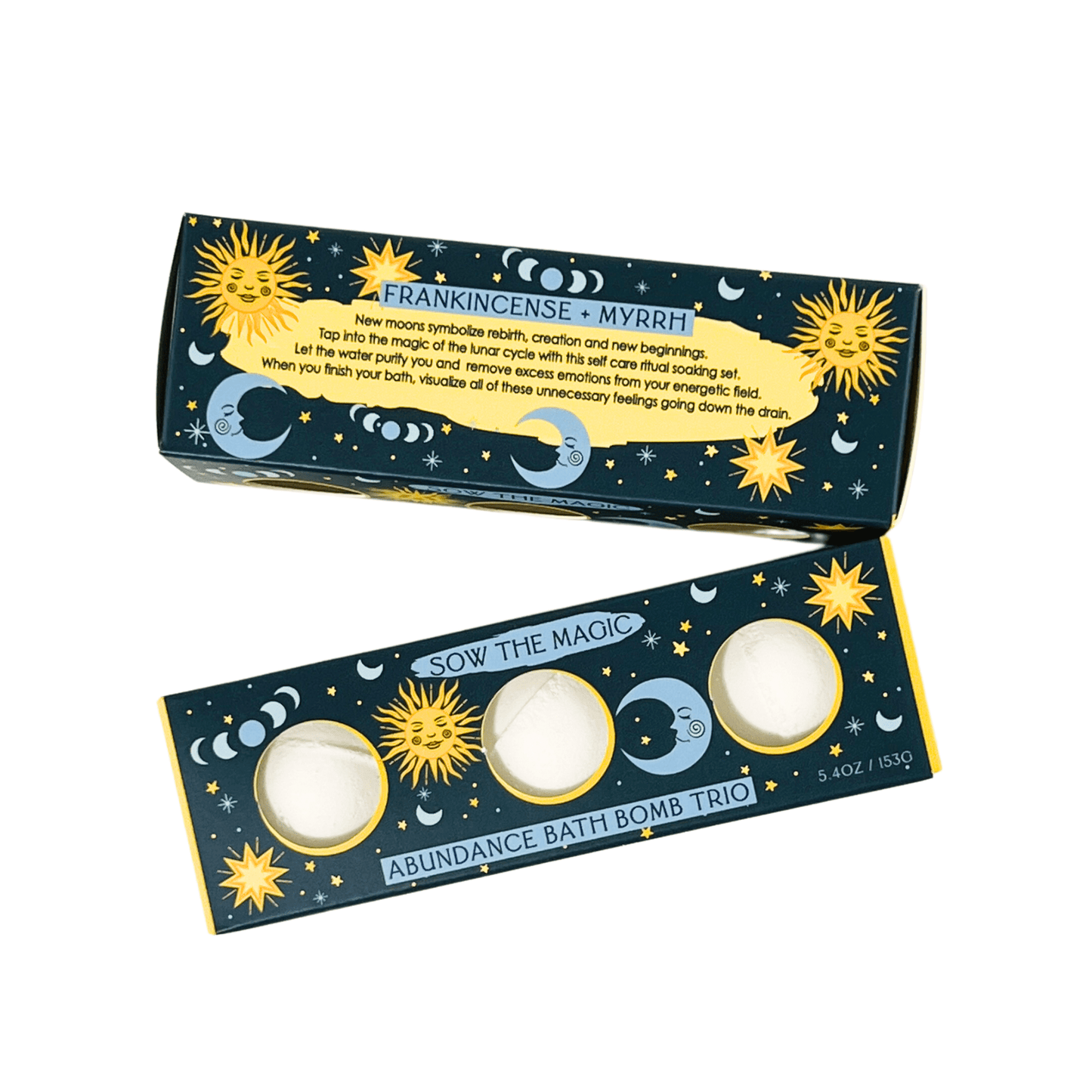 Moon Phase Abundance Bath Bomb Trio - The House of Botanicals