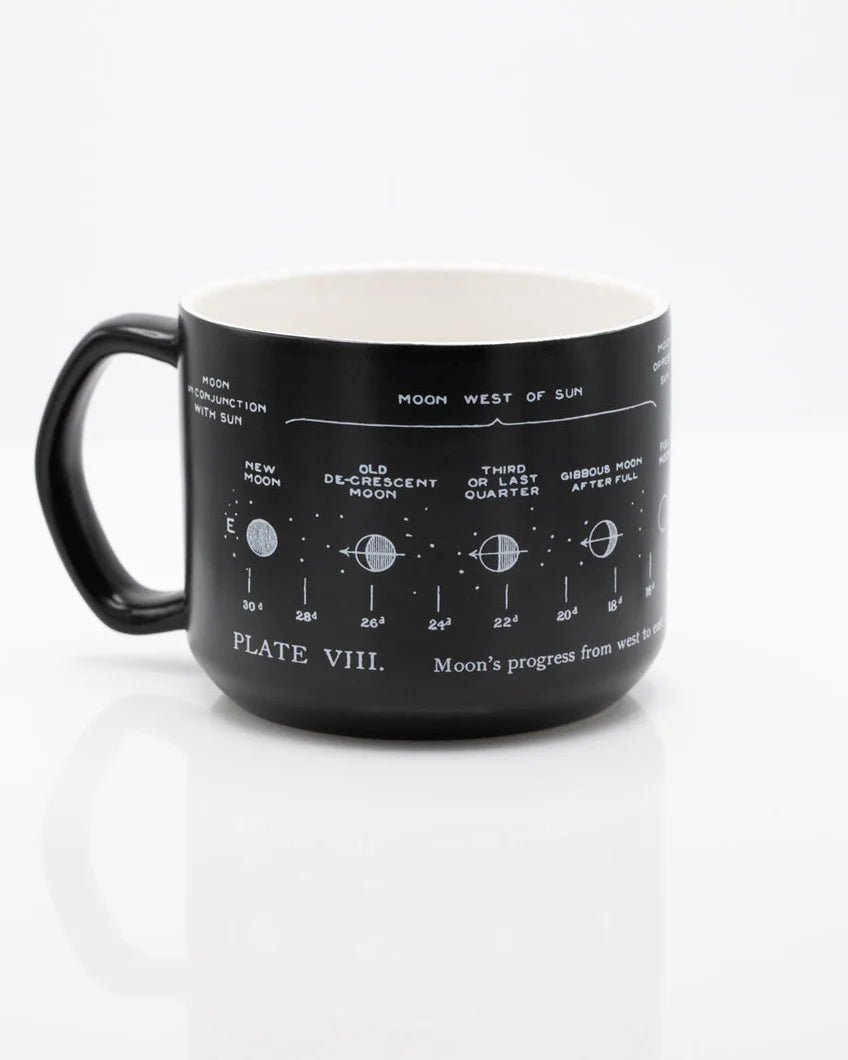 Lunar Phases 15 oz Ceramic Mug - The House of Botanicals