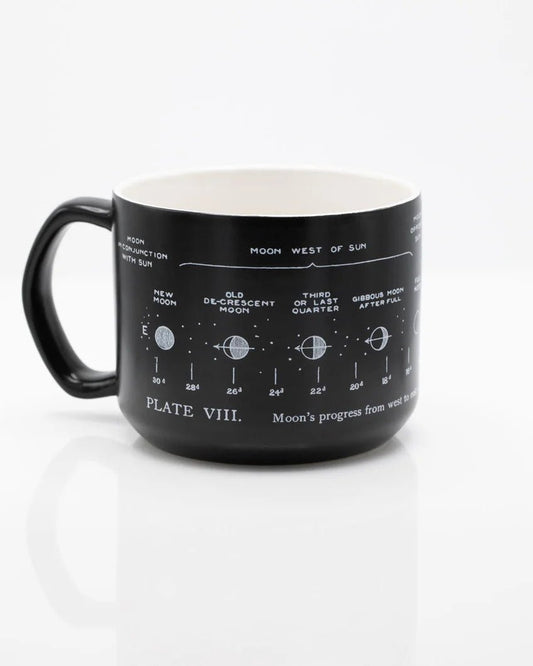 Lunar Phases 15 oz Ceramic Mug - The House of Botanicals