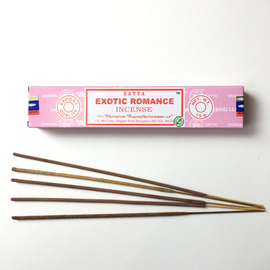 Satya Exotic Romance Incense - The House of Botanicals