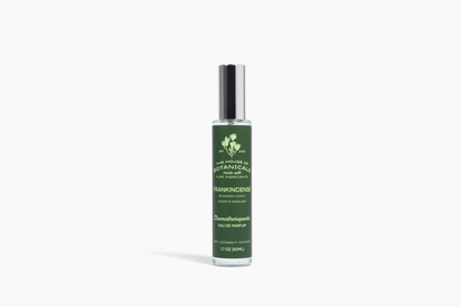 Frankincense Ritual Spray bottle with botanical illustration label, by The House of Botanicals